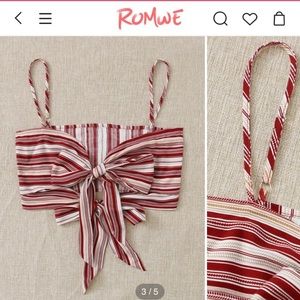 Romwe/Shein Wrap Tank Top​